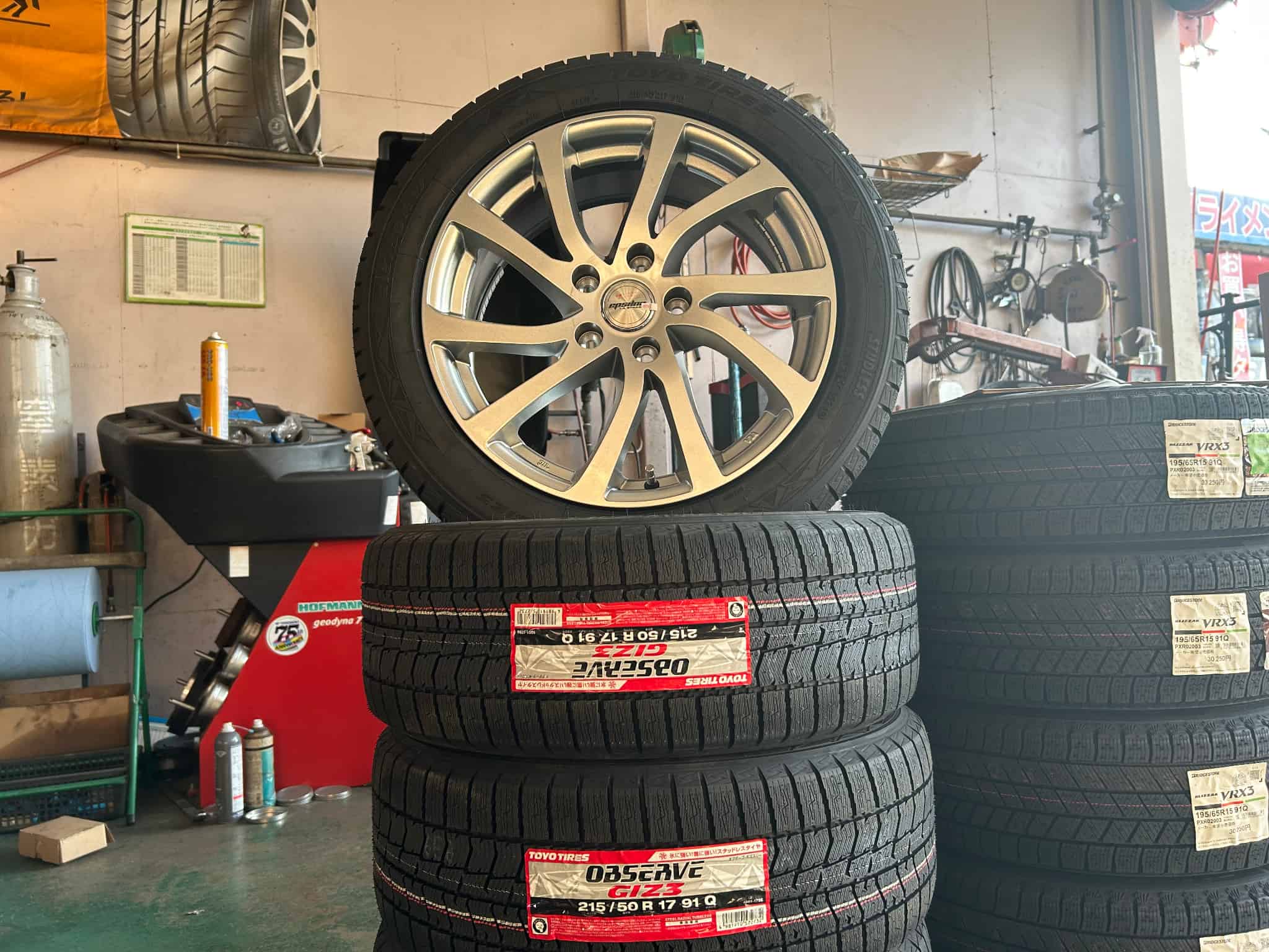 スタッドレス＋アルミセットの画像