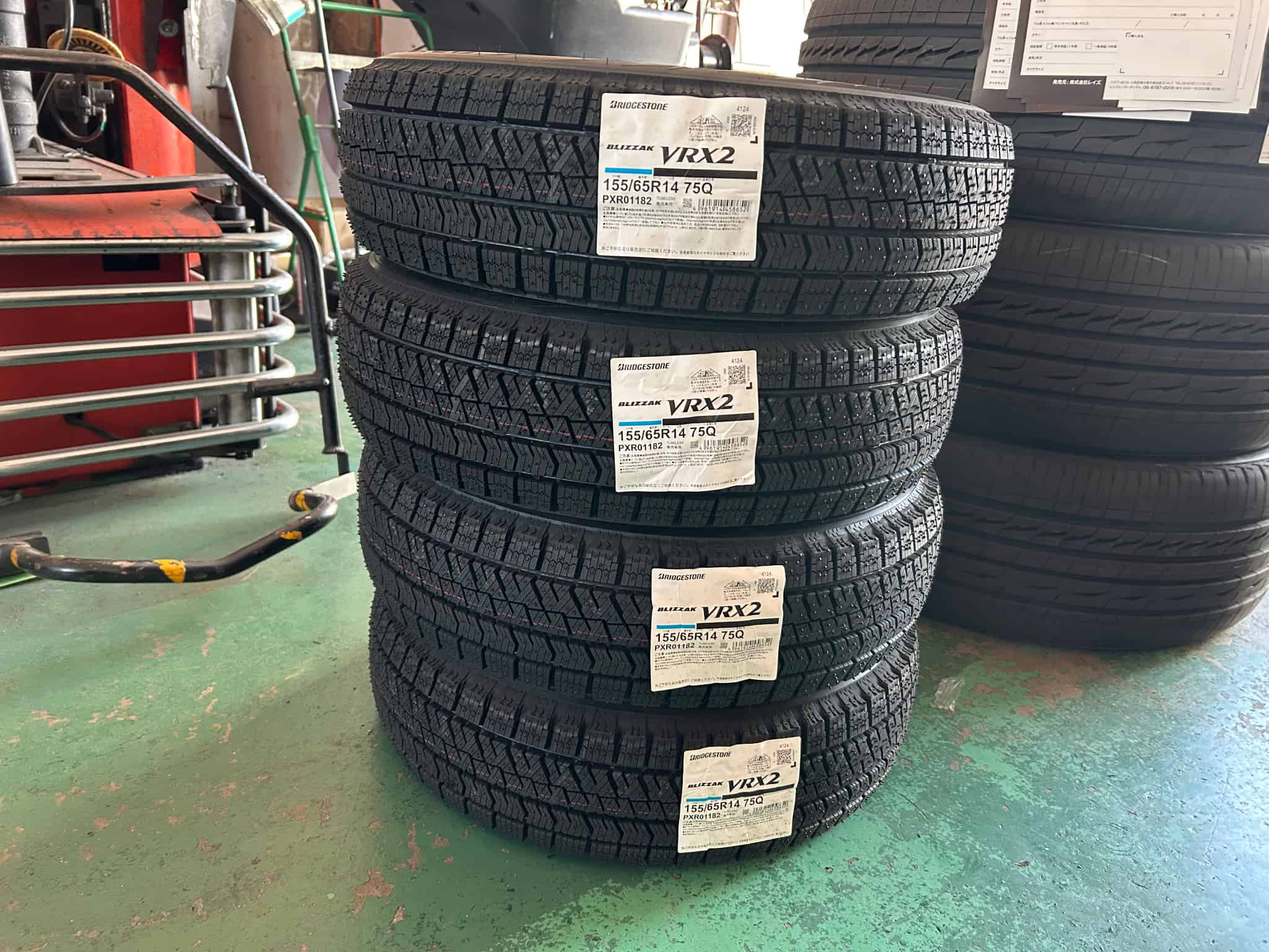 ブリザックVRX2　軽カーの画像