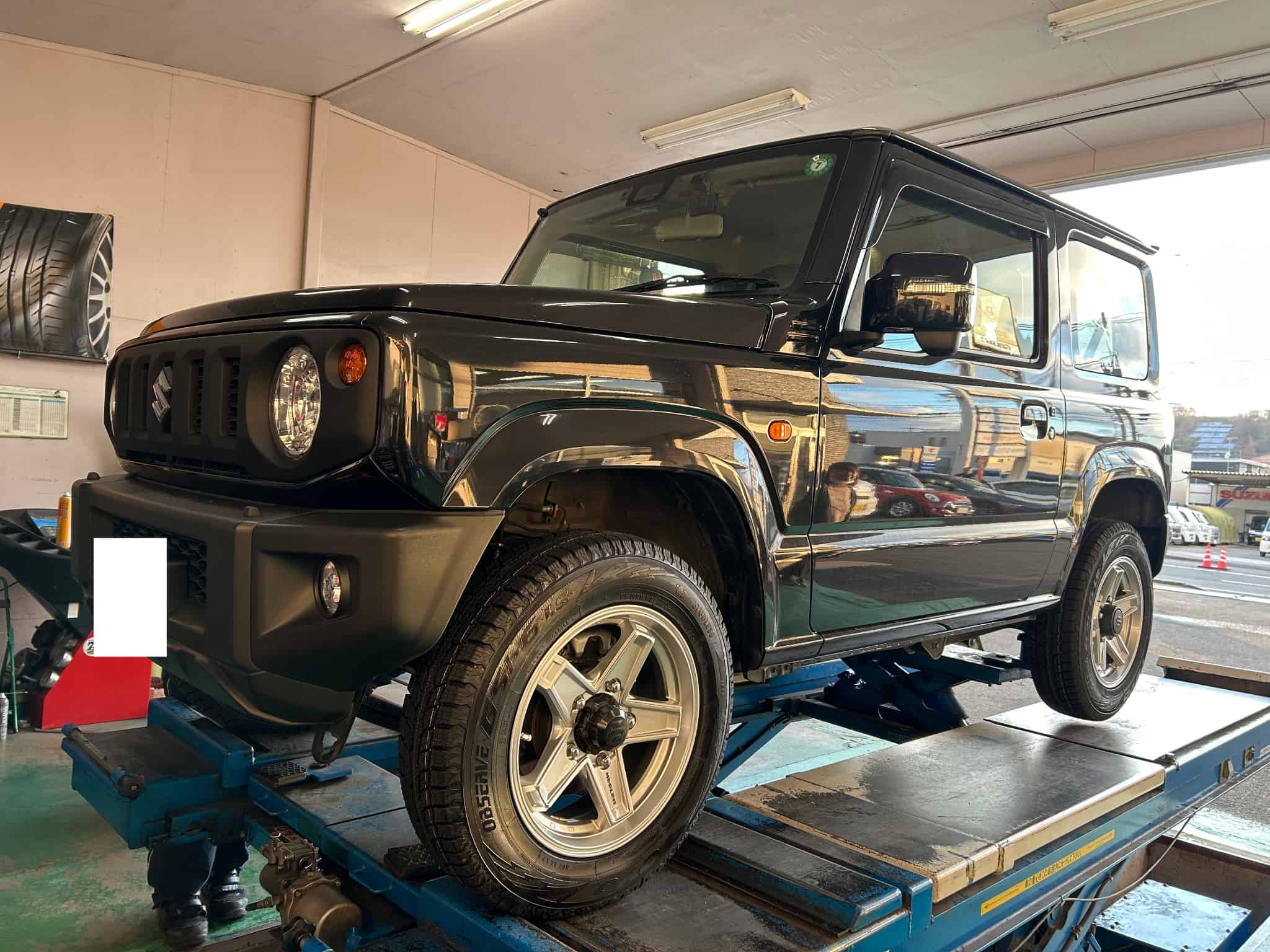 ダンロップSUV用スタッドレス＋アルミセット　ジムニーへの画像