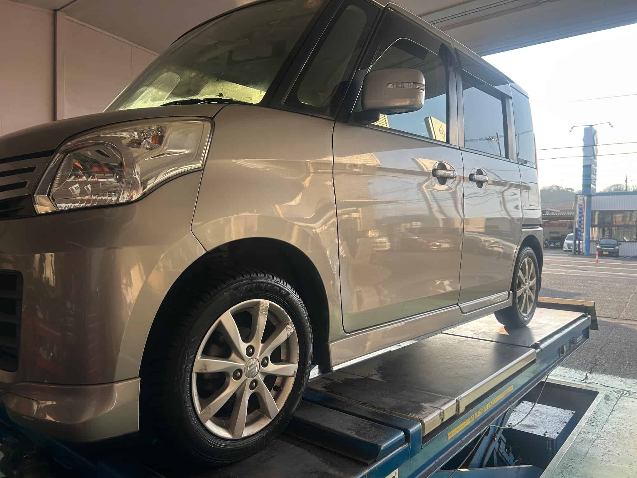 スペーシアへ　次世代オールシーズンタイヤのシンクロウエザーの画像